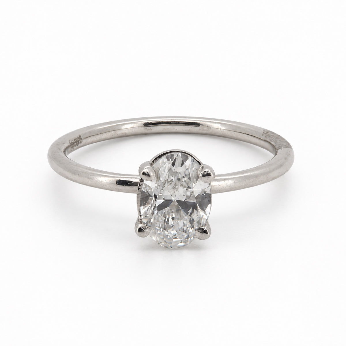 Oval Solitaire Engagement Ring